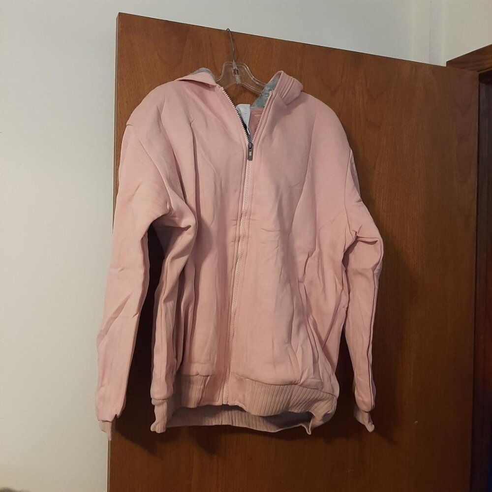 NEW! Puwei Wnter Warm Fleece Thick Sherpa Lined ZipUp Hoodie Heavyweight Coat 2X